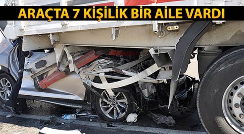 Feci kazada 2 kişi öldü 5 kişi yaralandı