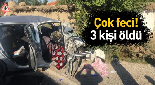 Feci kazada 3 kişi yaşamını yitirdi