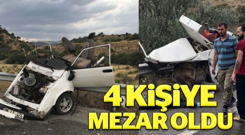 Feci kazada 4 kişi yaşamını yitirdi