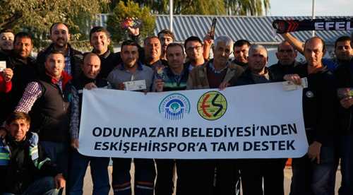 Fen İşleri'nde ES ES'e destek