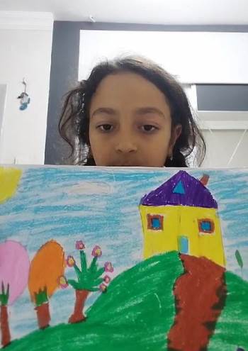 Filistin’Deki Arkadaşları İçin İstediği Dünyayı Resmetti
