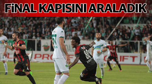 Final kapısını araladık