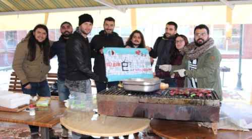 Final stresini mangal partisiyle attılar