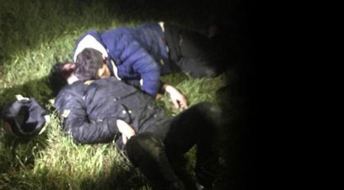 Firariler mışıl mışıl uyurken yakalandı