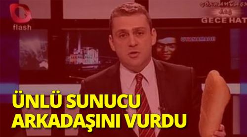 Flaş TV'nin ünlü sunucusu arkadaşını vurdu