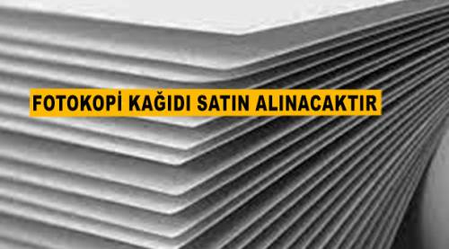 Fotokopi kağıdı satın alınacaktır