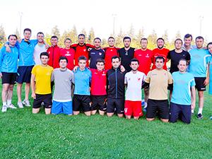 Futbol hakemleri antrenmanda