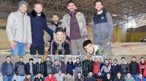 Futbolculardan koreografiye katkı