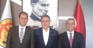 Galibiyet sonrası Başkan'a ziyaret