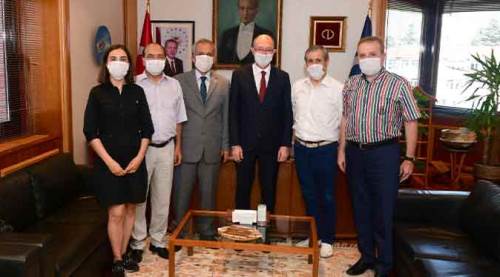 Gazeteciler Cemiyeti'nden Rektör Erdal'a ziyaret
