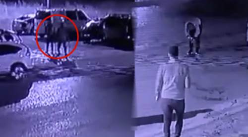 Gazeteciye silahlı saldırı kamerada!