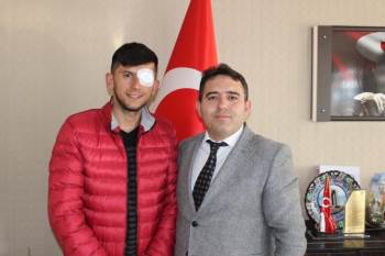 Gazi Ömer Özkan’Dan Kaymakam Kaya’Ya Ziyaret
