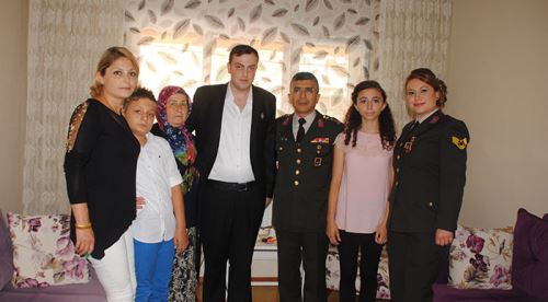 Gazilik rozeti teslim edildi