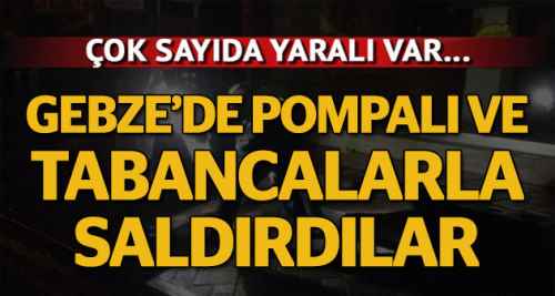 Gebze’de silahlı çatışma: 7 yaralı