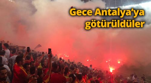 Gece Antalya'ya götürüldüler