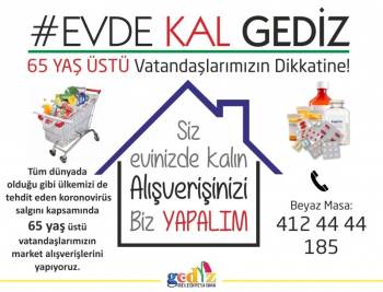 Gediz Belediyesi’Nden Yaşlı Vatandaşlara Alışveriş Hizmeti

