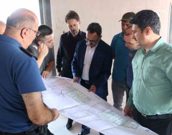 Gediz’De Hükümet Konağı Ve Emniyet Müdürlüğü İnşaatında İnceleme
