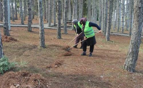 Gediz’de parklar yenileniyor: Belediyeden kapsamlı temizlik hamlesi