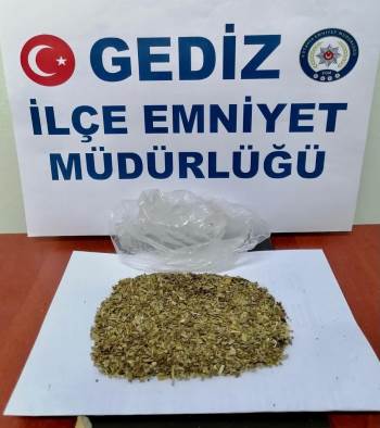 Gediz Polisinin Uyuşturucu İle Mücadelesi Kararlılıkla Devam Ediyor
