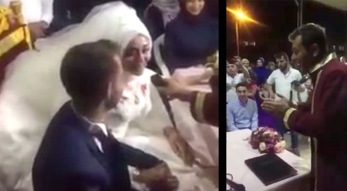 Gelinin cevabı nikahı kıydırmadı
