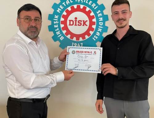 Genç işçiler eğitimden başarıyla mezun oldu