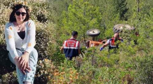 Genç kız kullandığı traktörün altında can verdi