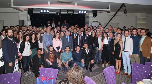 Genç mühendislere mezuniyet töreni