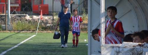 Genç oyuncu devam edemedi