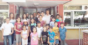 Genç sporculardan Aksoy'a ziyaret