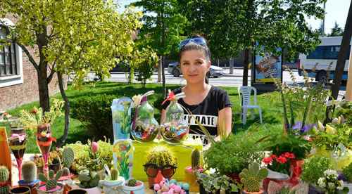 Genç tasarımcıların ürünleri sergilendi