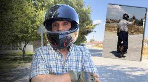 Gençlerin cesaret edemediğini 60 yaşında yaptı: Tek tekerle 4 bin kilometre yol katetti