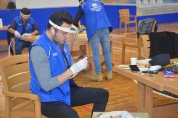 Gençlik Liderleri De Siperlik Maske Üretimine Başladı
