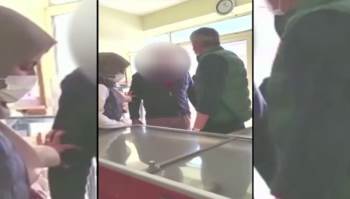 Gıda Kontrol Denetim Ekibine Saldırı Kamerada
