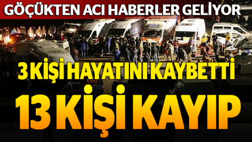 Göçükten acı haberler geliyor!