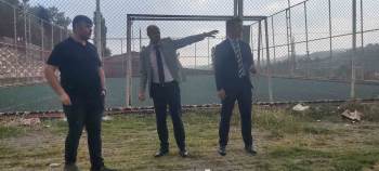 Gökler Beldesinde Spor Yatırımlarını İnceledi
