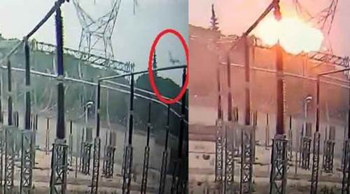 Gökyüzünde 380 bin voltla gelen ölüm!