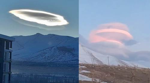 Gökyüzündeki bu görüntü şaşırttı