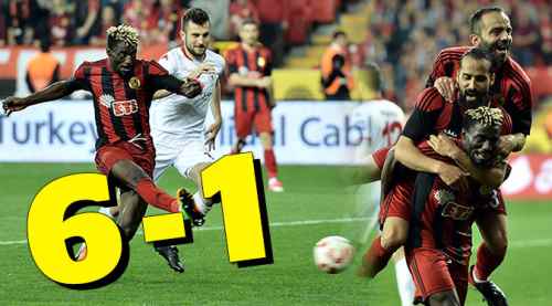 Gol olduk yağdık: 6 - 1