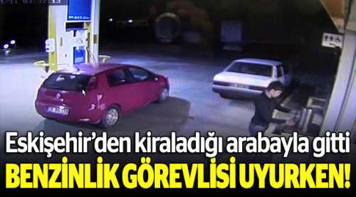 Görevli uyurken marketi soydu!