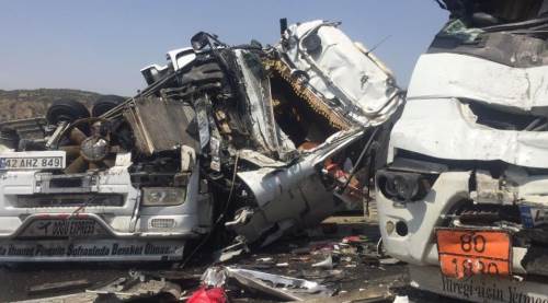 Görüntüler korkunç! Faciadan dönüldü...