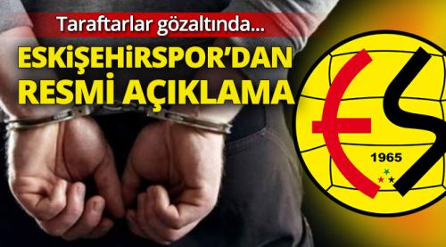 Gözaltındaki taraftarla ilgili resmi açıklama