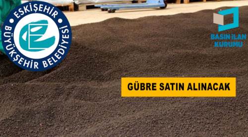  Gübre satın alınacak