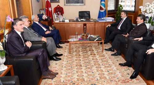 Güler'den Rektör Çomaklı'ya ziyaret