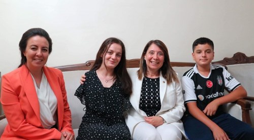 Günay başarılı sporcuyu ziyaret etti