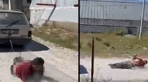 Günün dehşete düşüren görüntüsü!