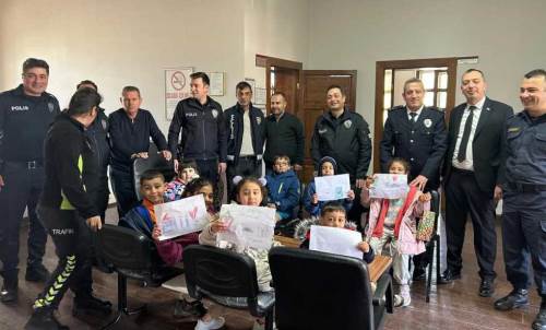 Günyüzü’nde öğrenciler, Türk Polis Teşkilatının 180. yılını kutladı