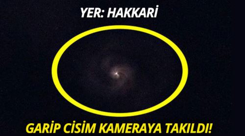 Hakkari'de esrarengiz cisim