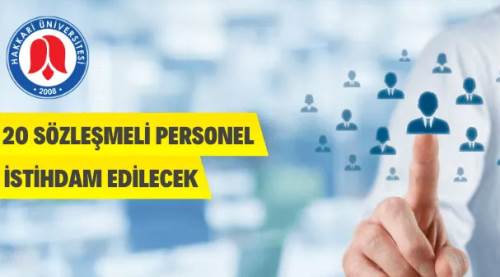 Hakkari Üniversitesi Sözleşmeli Personel Alacak