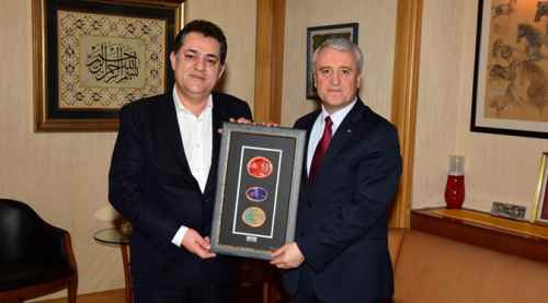 Halil Ünal’dan Rektör Gündoğan’a ziyaret 