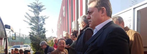 Halil Ünal takımı böyle uğurladı...